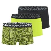 Michael Kors 3P Strecth Factor Boxer Brief Svart/Gul bomull Small Herr...