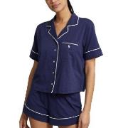 Polo Ralph Lauren Short Sleeve PJ Set Marine Large Dame
