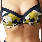 Chantelle Flowers Underwire Bikini Bra Blå m blomster C 75 Dame