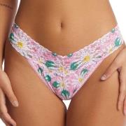 Hanky Panky Truser Printed Original Rise Thong Rosa nylon One Size Dam...