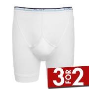 Jockey Cotton Midway Brief Hvit bomull Small Herre