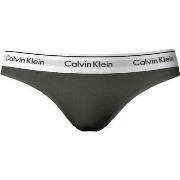 Calvin Klein Truser Modern Cotton Field Olive Thong Oliven Large Dame