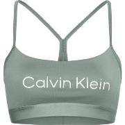 Calvin Klein BH Sport Essentials Low Support Bra Blå polyester Medium ...