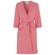 Damella Viscose Plain Wave Robe CL2 Korall Bambus X-Large Dame