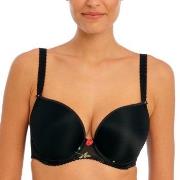 Freya BH Rose Blossom UW Moulded Plunge T-Shirt Bra Svart G 70 Dame