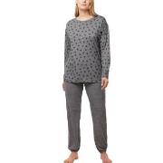 Triumph Endless Comfort PK Long Sleeve Pyjamas Mørkgrå  40 Dame