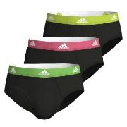 adidas 3P Active Flex Cotton Brief Multi-colour-2 bomull X-Large Herre