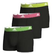 adidas 3P Active Flex Cotton Trunk Helsvart bomull Large Herre