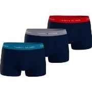 Tommy Hilfiger 3P WB Trunks Marine bomull Medium Herre