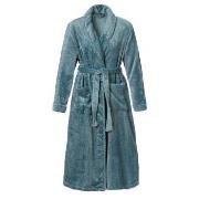 Trofe Braid Fleece Robe Turkis polyester X-Large Dame