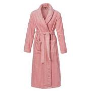 Trofe Braid Fleece Robe Rosa polyester X-Large Dame