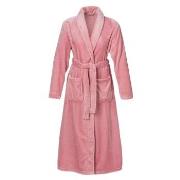 Trofe Solid Silkfleece Robe Lysrosa polyester Medium Dame