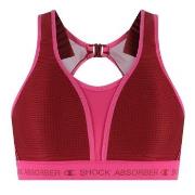 Shock Absorber BH Ultimate Run Padded Bra Rosa/Rød B 80 Dame