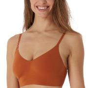 Schiesser BH Invisible Soft Bustier Padded Bralette Rustorange 40 Dame