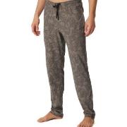 Schiesser Mix Plus Relax Long Pants Brun Mønster bomull 52 Herre