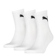 Puma Strømper 3P Short Crew Unisex Socks Hvit Str 47/49