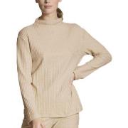 Calida Home Hub Sweater Krem bomull X-Small Dame