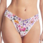 Hanky Panky Truser Printed Original Rise Thong Hvit m Blomste nylon On...