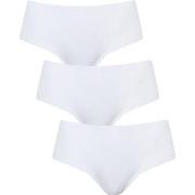 Missya Truser 3P Seamless Cotton Tai Hvit bomull Medium Dame