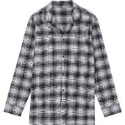 Calvin Klein Flannel Sleep LS Button Down Pyjama Rutet bomull Small He...