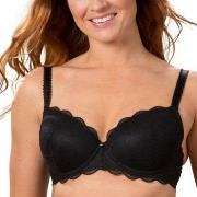 Trofe Julia Lace Padded Bra BH Svart polyamid B 70 Dame