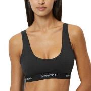 Marc O Polo Scoop Neck Bralette BH Svart bomull X-Large Dame