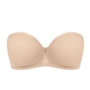 Freya BH Tailored Underwire Moulded Strapless Bra Beige D 75 Dame