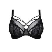 Elomi BH Brianna Underwire Plunge Bra Svart H 100 Dame