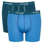 Sloggi 2P Men Start Short C2P Blå/Lysblå bomull Medium Herre