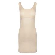 Magic Tone Your Body Tank Dress Beige Small Dame