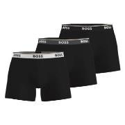 BOSS 3P Power Boxer Brief Svart bomull Small Herre