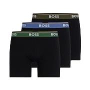 BOSS 3P Power Boxer Brief Mixed bomull Medium Herre