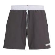 BOSS Badebukser Starfish Swim Shorts Grå polyester Medium Herre