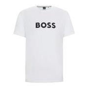 BOSS T Shirt RN Hvit bomull X-Large Herre