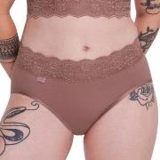 Sloggi Truser 2P Romance Midi Mørkrosa 48 Dame