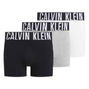 Calvin Klein 3P Intense Power Trunks Hvit/Grå bomull Small Herre