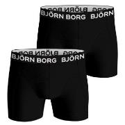 Bjorn Borg Bamboo Cotton Blend Boxer 2P Svart Medium Herre