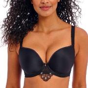 Freya BH Loveland UW Moulded Plunge Tshirt Bra Svart G 70 Dame