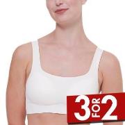 Sloggi BH ZERO Feel 2 0 Top Hvit Small Dame