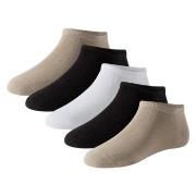 Schiesser Strømper 5P Men Sneaker Socks Multi-colour-2 Str 43/46 Herre