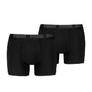 Puma 2P Men Everyday Basic Boxer Helsvart bomull Small Herre