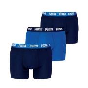 Puma 3P Men Everyday Boxer Marine/Blå bomull Small Herre