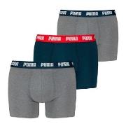 Puma 3P Men Everyday Boxer Grå/Blå bomull Medium Herre