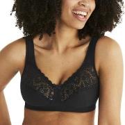 Swegmark BH True Beauty Fairtrade Soft Bra Svart bomull C 75 Dame