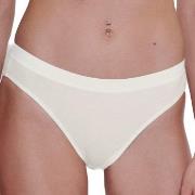 Sloggi Truser 3P GO Casual High Leg Brief Hvit bomull X-Large Dame