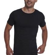 Sloggi 2P Men ABC O Neck T Shirt Svart bomull Large Herre