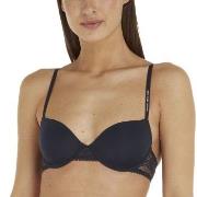 Tommy Hilfiger BH Lace Trim Balconette Bra Marine A 75 Dame