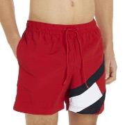 Tommy Hilfiger Badebukser Solid Flag Swim Shorts Rød nylon Medium Herr...