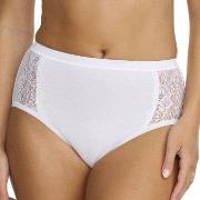 Damella Truser Brief 17860 Midi Hvit bomull Small Dame