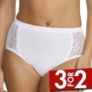 Damella Truser Brief 17860 Midi Hvit bomull X-Large Dame